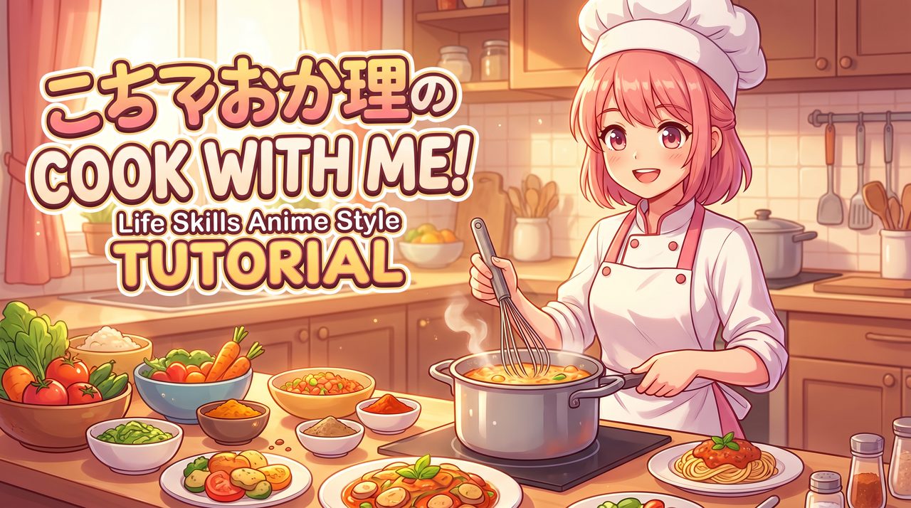 妻社-美食生活动漫教程 | 动漫风格烹饪演示